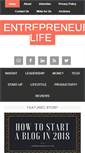 Mobile Screenshot of entrepreneurshiplife.com